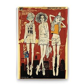 Tabloshop Çirkin Kızlar 60x90 cm Tablo