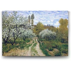 Tabloshop Claude Monet Elma Ağaçları 100x70 cm Tablo