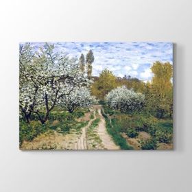 Tabloshop Claude Monet Elma Ağaçları 90x60 cm Tablo