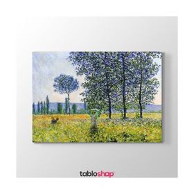 Tabloshop Claude Monet Kavaklar Altında 100x70 cm Kanvas Tablo
