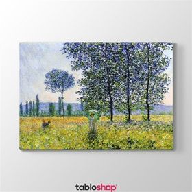 Tabloshop Claude Monet Kavaklar Altında 125x80 cm Kanvas Tablo