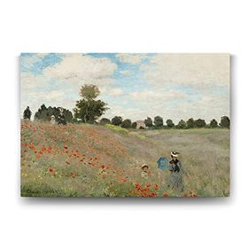 Tabloshop Claude Monet Poppy Field 45x30 cm Tablo
