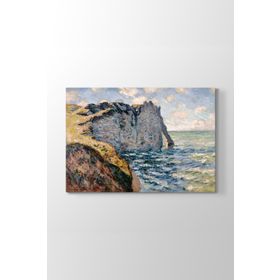 Tabloshop Claude Monet The Cliff Of Aval 100x70 cm Kanvas Tablo