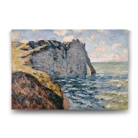 Tabloshop Claude Monet The Cliff Of Aval 100x70 cm Kanvas Tablo