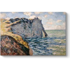 Tabloshop Claude Monet The Cliff Of Aval 100x70 cm Kanvas Tablo