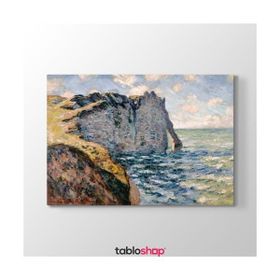 Tabloshop Claude Monet The Cliff Of Aval 100x70 cm Kanvas Tablo