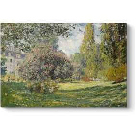 Tabloshop Claude Monet The Parc Monceau 125x80 cm Kanvas Tablo