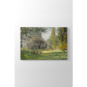 Tabloshop Claude Monet The Parc Monceau 60x40 cm Kanvas Tablo