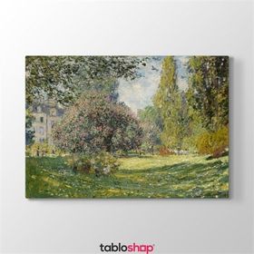 Tabloshop Claude Monet The Parc Monceau 60x40 cm Kanvas Tablo