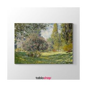Tabloshop Claude Monet The Parc Monceau 60x40 cm Kanvas Tablo