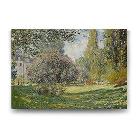 Tabloshop Claude Monet The Parc Monceau 60x40 cm Kanvas Tablo