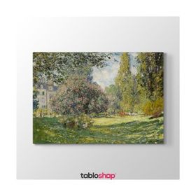 Tabloshop Claude Monet The Parc Monceau 90x60 cm Kanvas Tablo