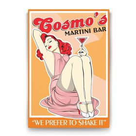 Tabloshop Cosmos Martini Bar 40x60 cm Tablo
