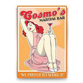 Tabloshop Cosmos Martini Bar 60x90 cm Tablo