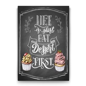 Tabloshop Cupcake Mutfak 60x90 cm Tablo