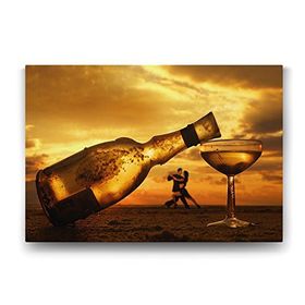 Tabloshop Dans ve Kadeh 60x40 cm Tablo