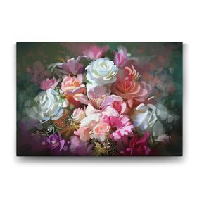 Tabloshop Dekoratif Gül 100x70 cm Tablo