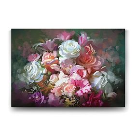 TabloShop Dekoratif Gül 75x50 cm Tablo