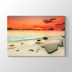Tabloshop Deniz Kenarı 60x40 cm Tablo