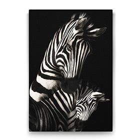 Tabloshop Desenli Zebra 70x100 cm Tablo