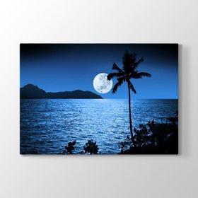 Tabloshop Dolunay Ay Işığı 140x100 cm Tablo