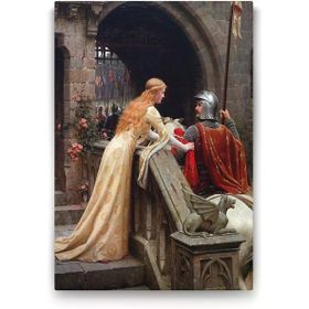 Tabloshop Edmund Blair Leighton Tanrı Korusun 50x75 cm Tablo