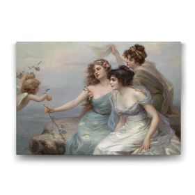 Tabloshop Edouard Bisson Three Graces 45x30 cm Tablo
