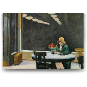 Tabloshop Edward Hopper Automat 90x60 cm Tablo