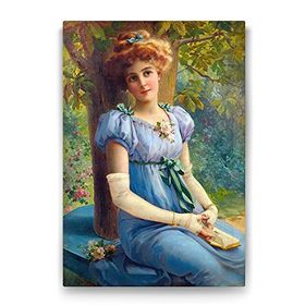 Tabloshop Emile Vernon Bir Tatlı Bakış 70x100 cm Tablo