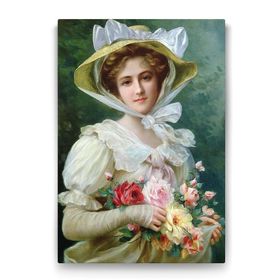 Tabloshop Emile Vernon Elegant Lady 60x90 cm Tablo