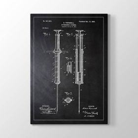 Tabloshop Enjektör Şırınga Patent 40x60 cm Tablo