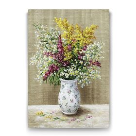 Tabloshop Eski Çiçek Vazo IV 100x140 cm Tablo
