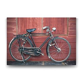 Tabloshop Eski Nostaljik Bisiklet 90x60 cm Tablo