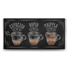 Tabloshop Espresso Panorama 60x30 cm Tablo