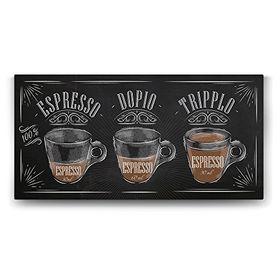 Tabloshop Espresso Panorama 60x30 cm Tablo