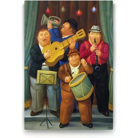 Tabloshop Fernando Botero The Orchestra 70x100 cm Tablo
