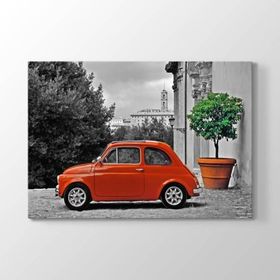 Tabloshop Fiat 500 90x60 cm Tablo