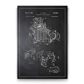 Tabloshop Fotoğraf Makinesi Patenti 60x90 cm Tablo