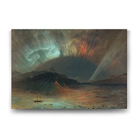 Tabloshop Frederic Edwin Church Aurora Borealis 45x30 cm Tablo