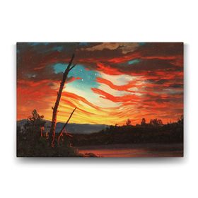 Tabloshop Frederic Edwin Church Our Banner in the Sky 60x40 cm Tablo