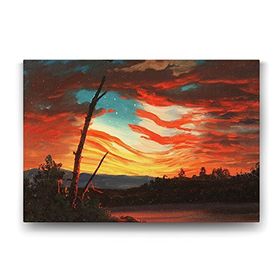 Tabloshop Frederic Edwin Church Our Banner in the Sky 60x40 cm Tablo