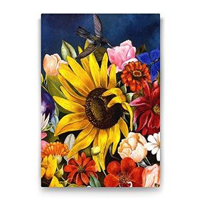Tabloshop Frida Kahlo Flower Basket 50x75 cm Tablo