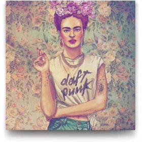 Tabloshop Frida Kahlo Punk 90x90 cm Tablo