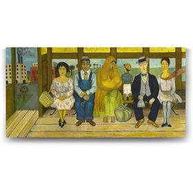 Tabloshop Frida Kahlo The Bus 80x40 cm Tablo