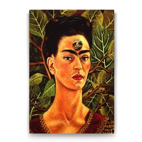 Tabloshop Frida Kahlo Thinking About Death 100x140 cm Tablo