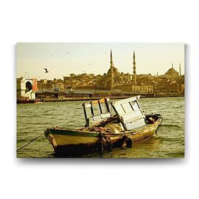 Tabloshop Galata Köprüsü Manzara 100x70 cm Tablo