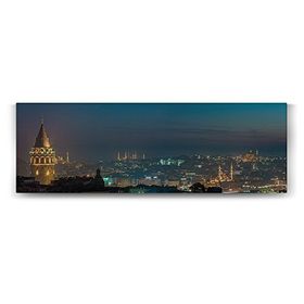Tabloshop Galata Kulesi İstanbul 120x40 cm Tablo