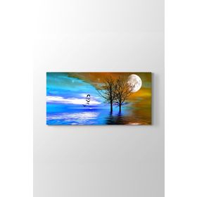 Tabloshop Gece Gündüz 80x40 cm Tablo
