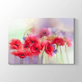 Tabloshop Gelincikler Kanvas Tablo