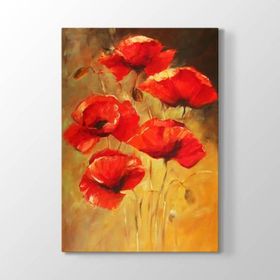 Tabloshop Gelincikler Kanvas Tablo